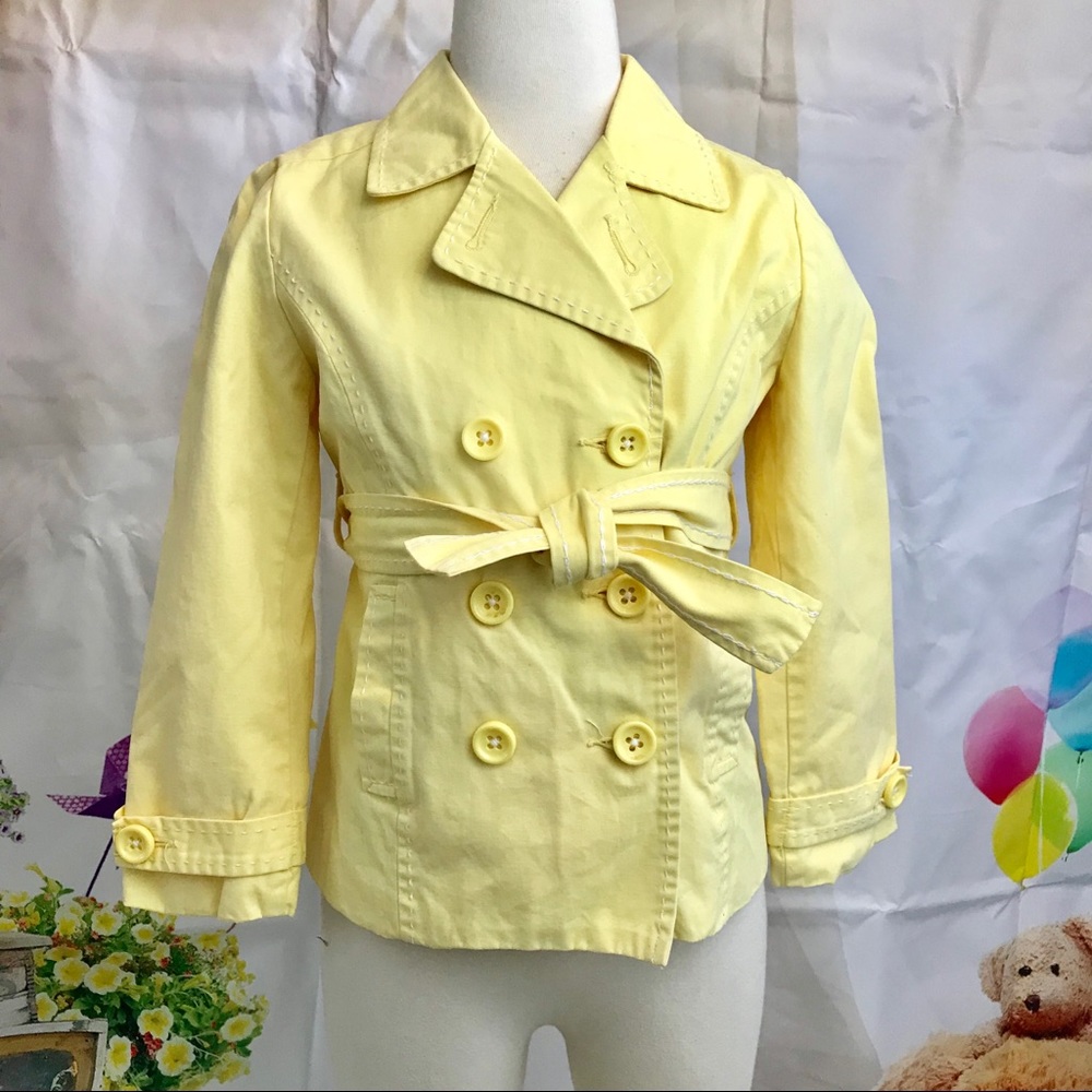 Gymboree Spring Jacket Yellow Size S 5/6